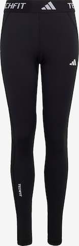Skinny Pantalon de sport ADIDAS SPORTSWEAR en noir : devant