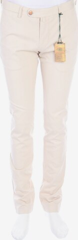 LUIGI BORRELLI NAPOLI Pants in 31-32 in Beige: front