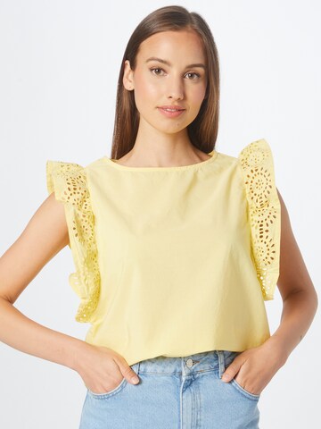 SAINT TROPEZ Top 'Miranda' in Yellow: front