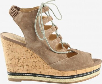 Another A Wedges Sandaletten in 38 in Brown: front