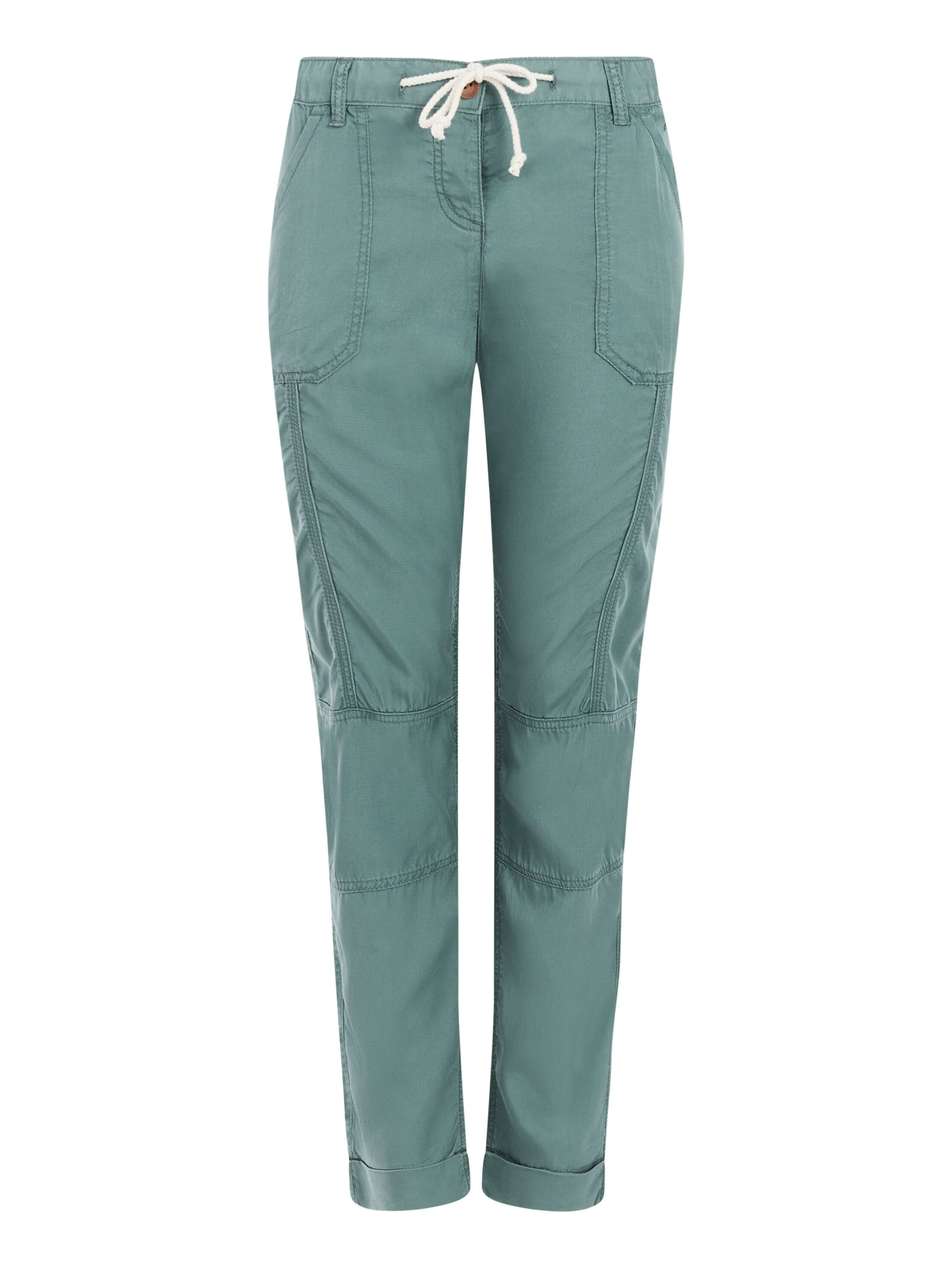 PROTEST Regular Broek 'PRTLeaf' in Groen: voorkant