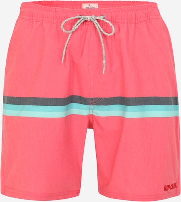RIP CURL Board Shorts 'SURF REVIVAL VOLLEY' in Red: front