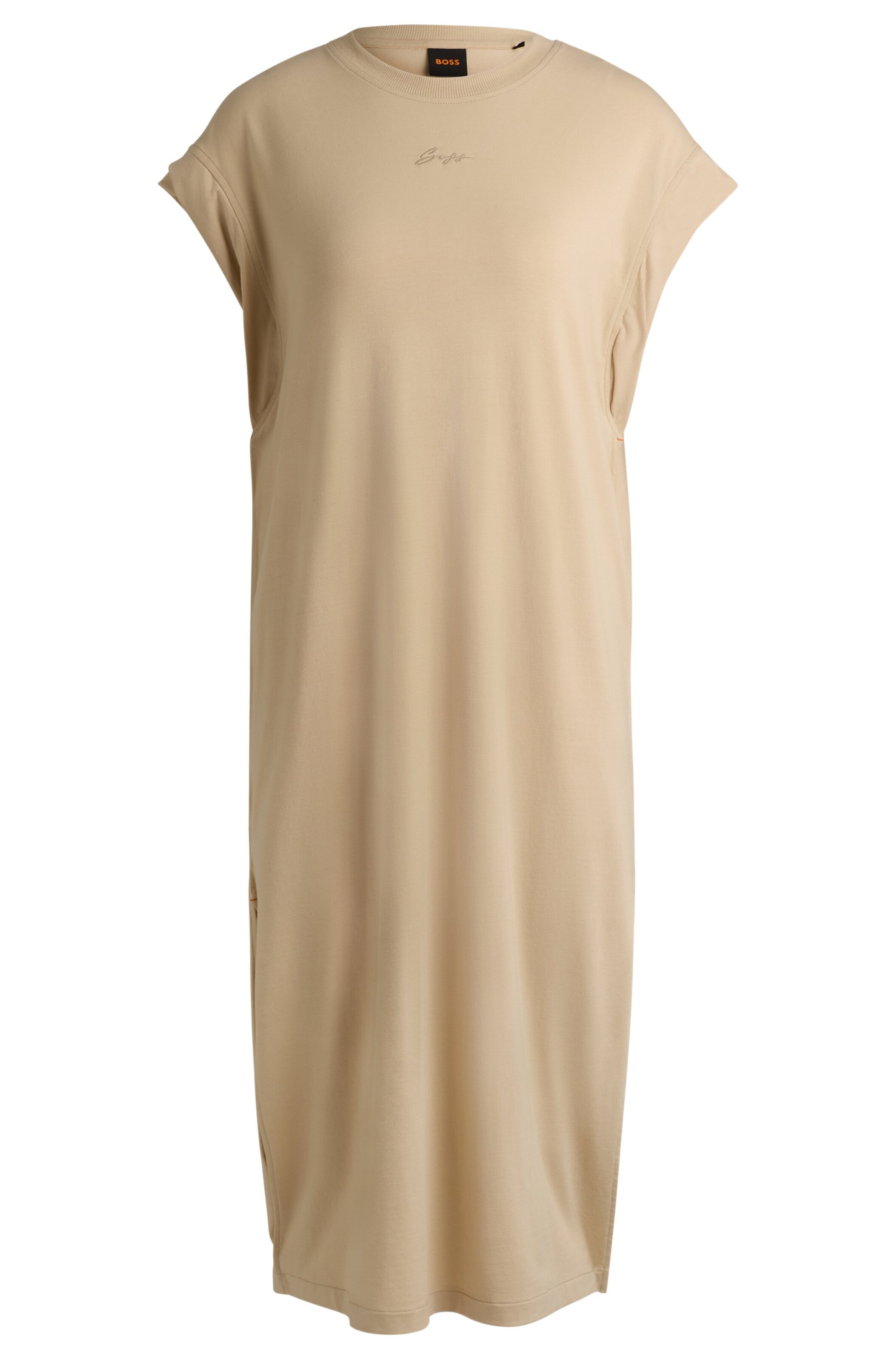 BOSS Dress in Beige: front