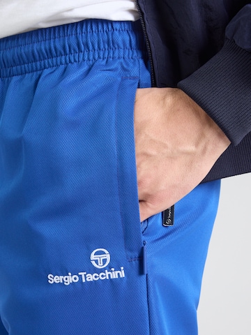 Sergio Tacchini Zwężany krój Spodnie sportowe 'Carson 021' w kolorze niebieski