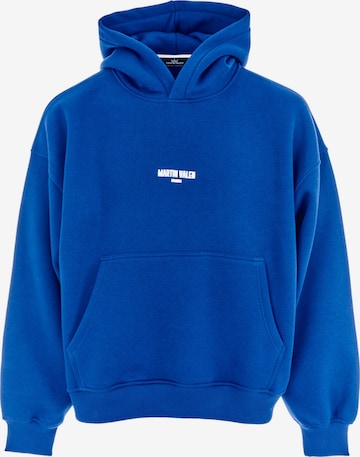 Sweat-shirt MARTIN VALEN en bleu : devant