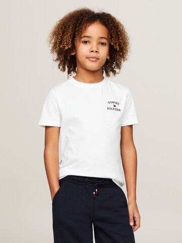 T-Shirt TOMMY HILFIGER en blanc : devant