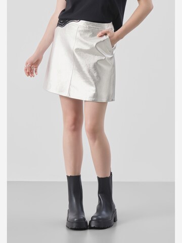 Bolongaro Trevor - Saia 'Heather' em prata: frente