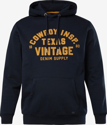 Sweat-shirt JP1880 en noir : devant