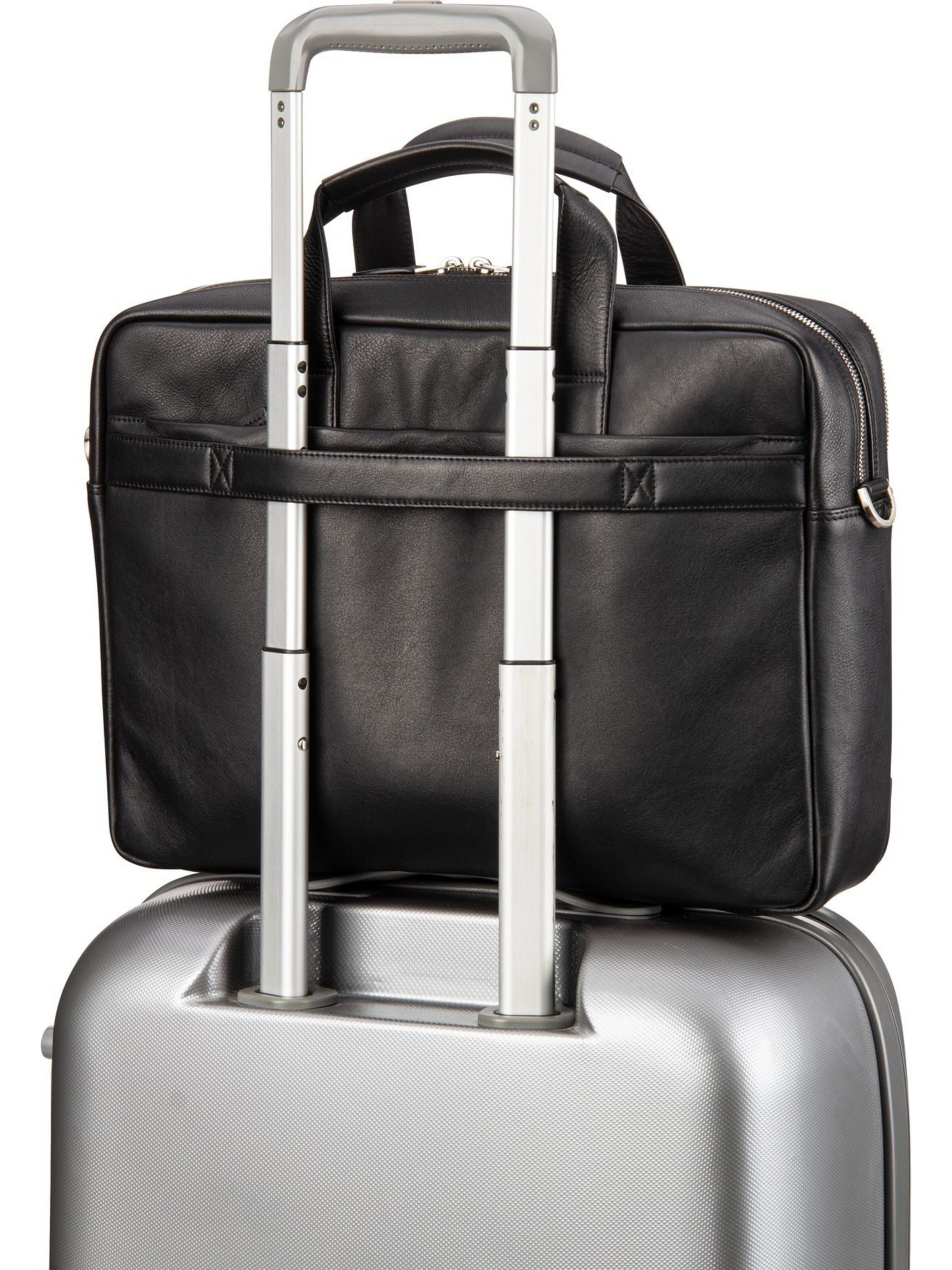 Braun Büffel Document Bag 'GOLF 3.0' in Black