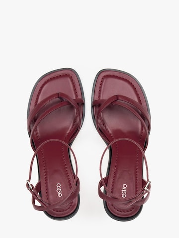 Estro Sandale '503-03'‌‌‌‌‌‌‌ in Rot