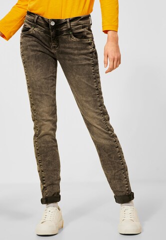 STREET ONE Casual Fit Jeans in Beige: front