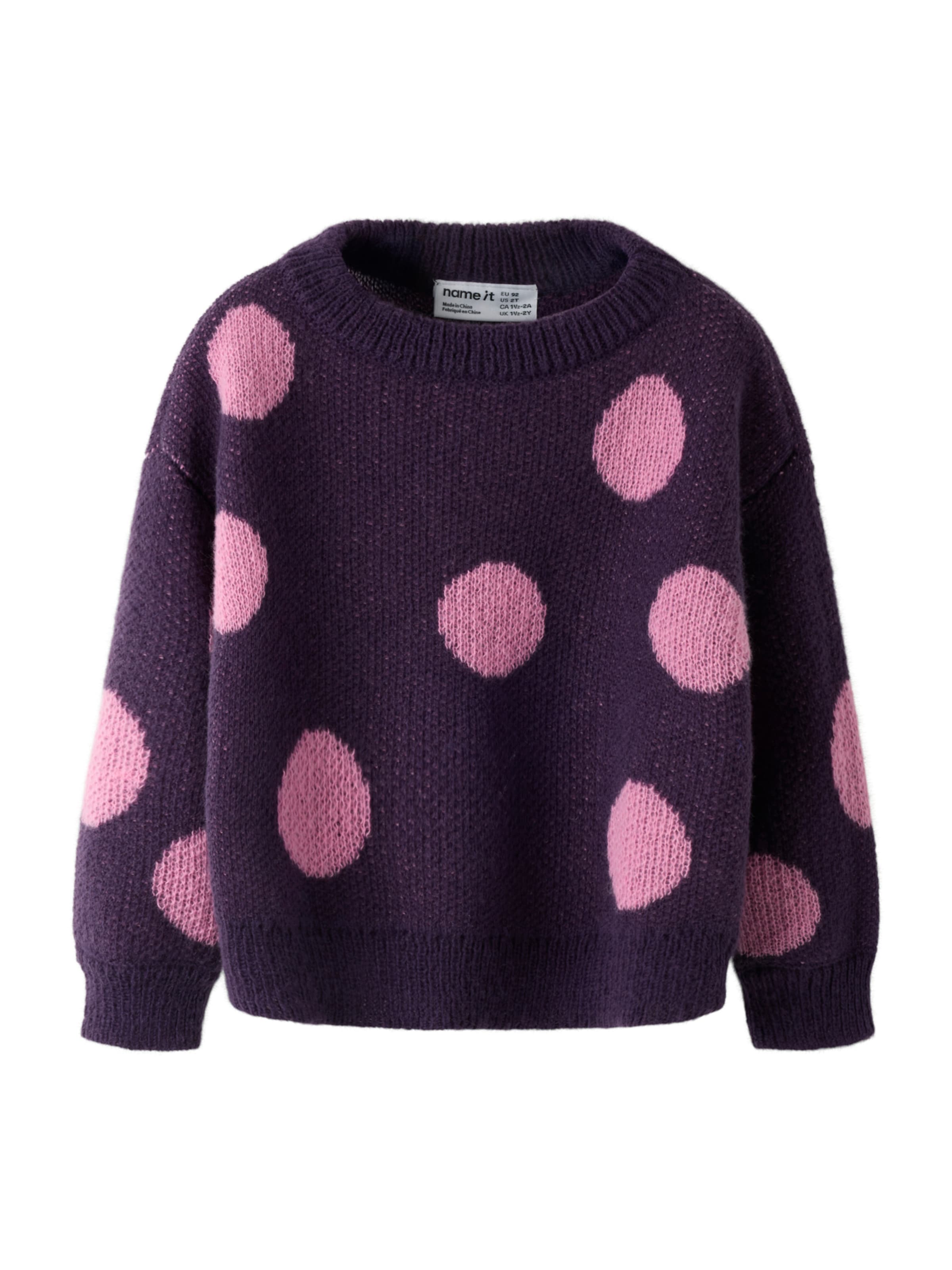 NAME IT Sweater 'NMFOLISA' in Purple: front
