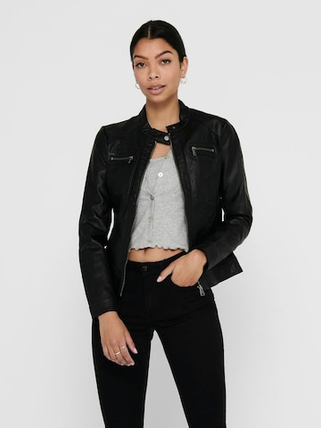 Only Petite Between-Season Jacket 'Bandit' in Black: front