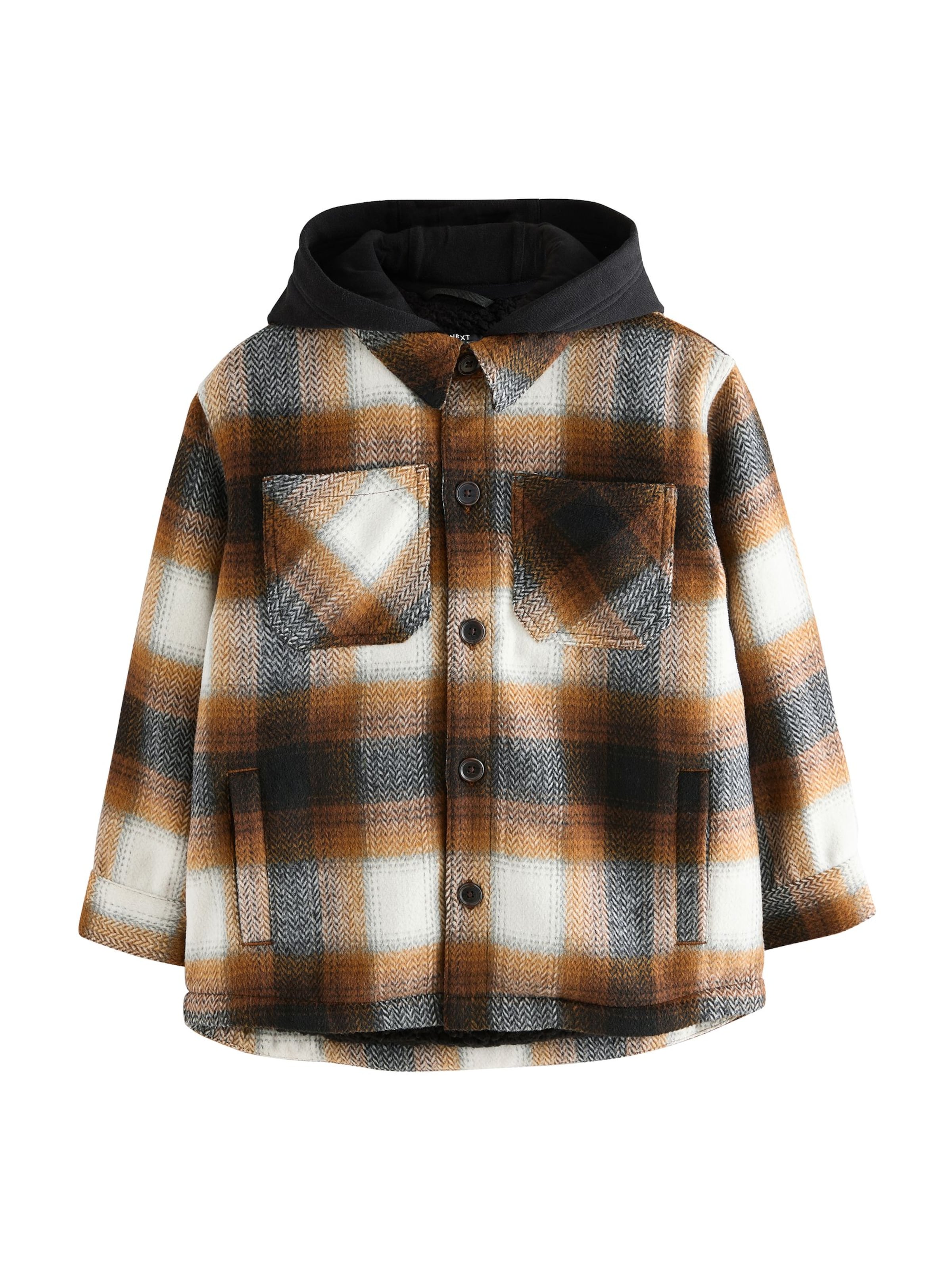 Next Välikausitakki värissä ruskea: etupuoli