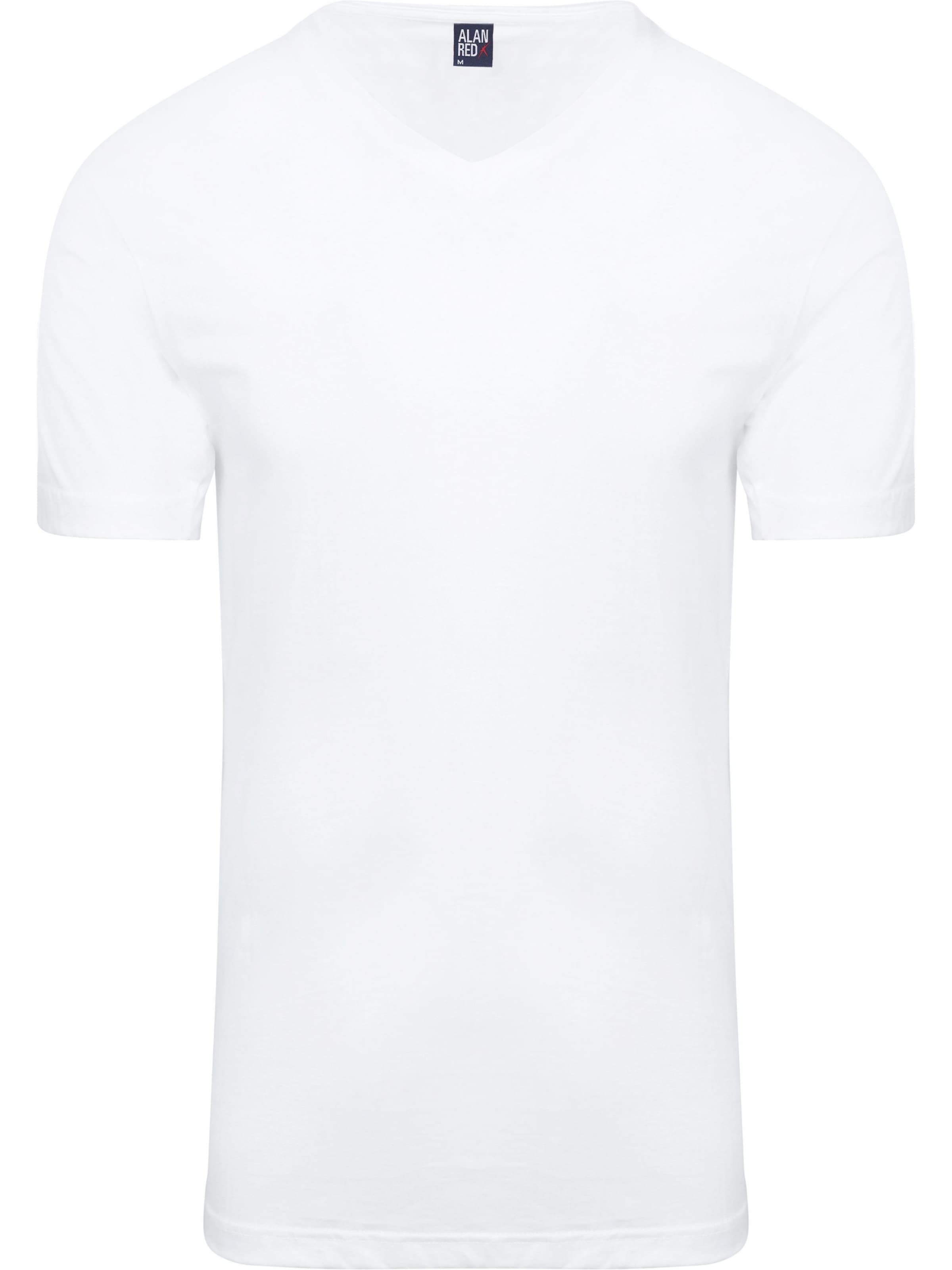 alan red Shirt 'West-Virginia' in White