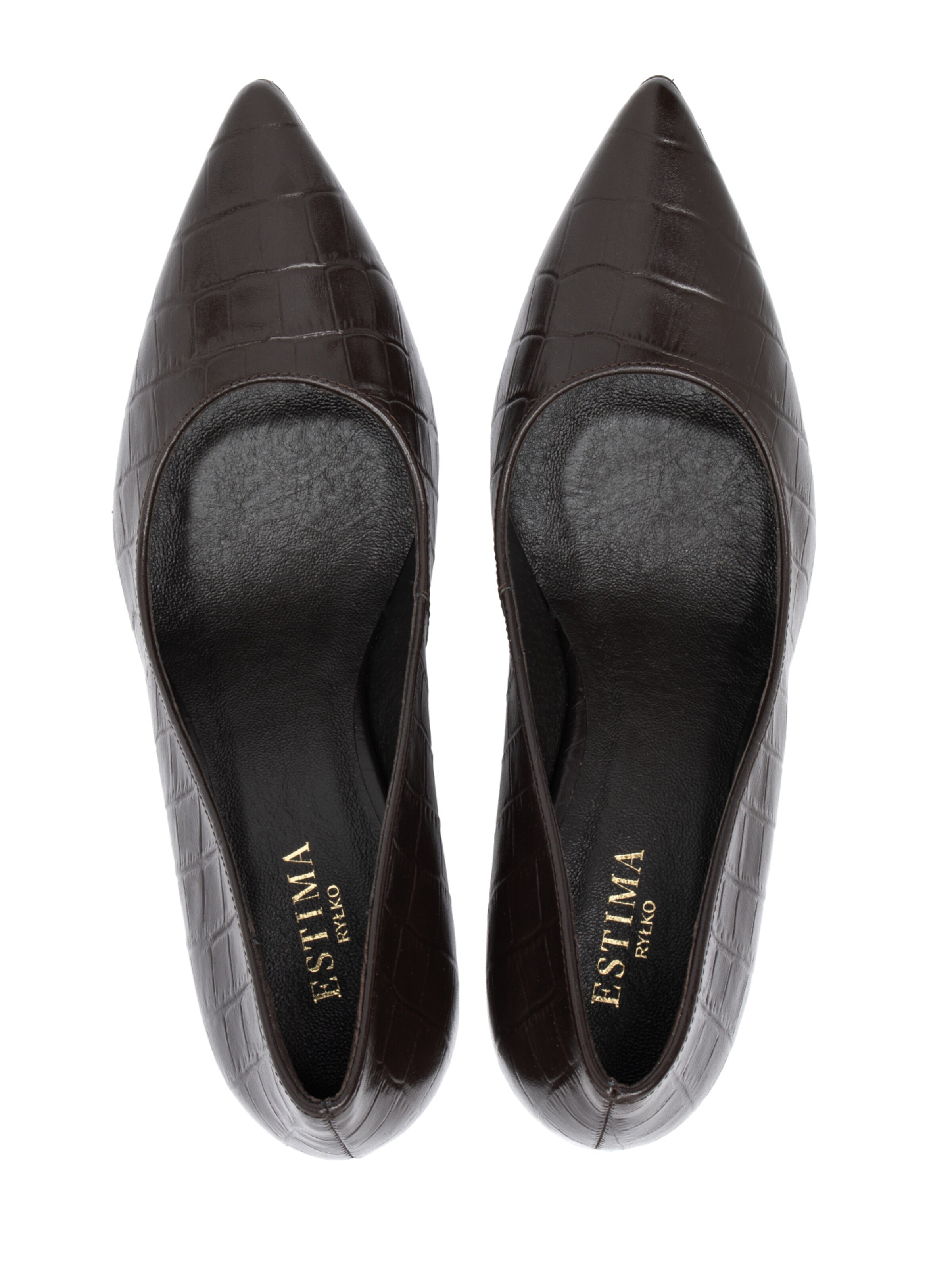 RYŁKO Pumps i brun