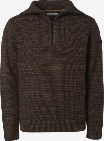 Pull-over No Excess en marron : devant