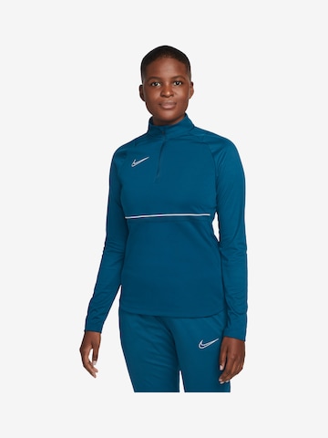 NIKE Athletic Sweatshirt 'Academy' in Blue: front