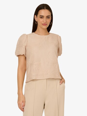 Adrianna Papell Bluse in Beige: Vorderseite