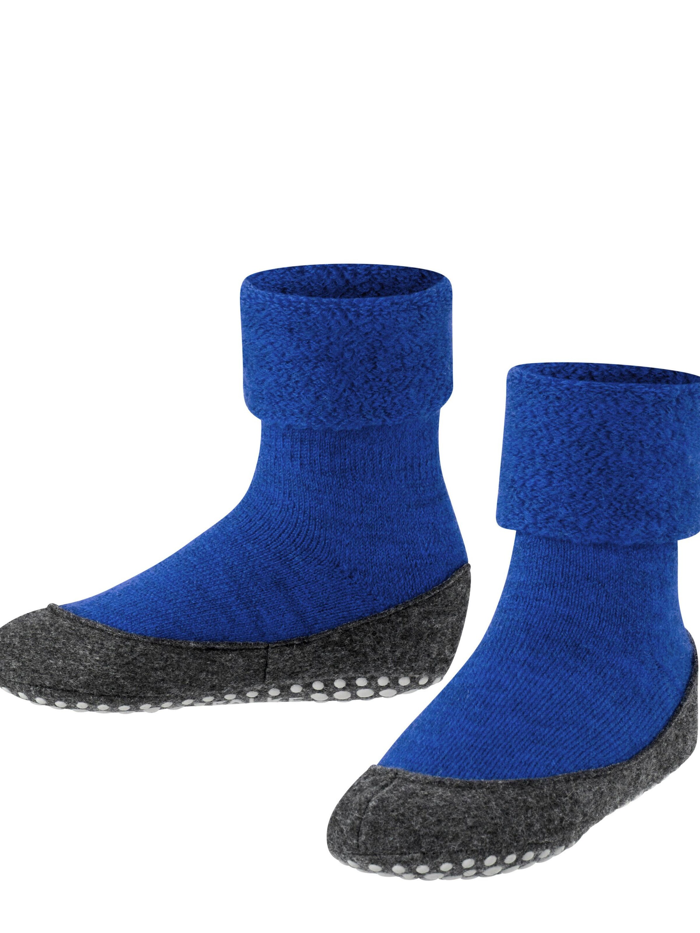 FALKE Socks 'Cosyshoe Teens' in Blue: front