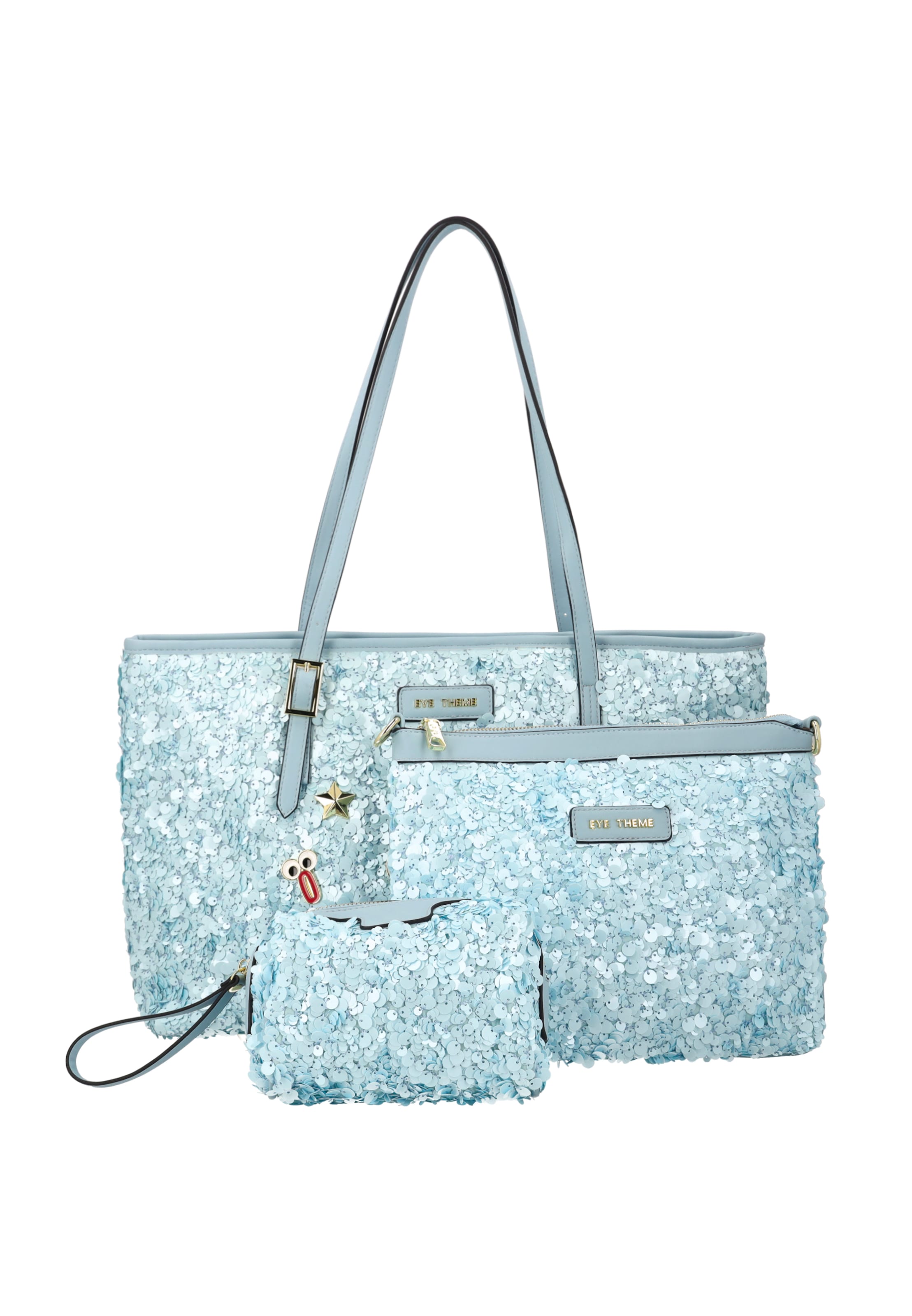 MYMO - Shopper em azul: frente