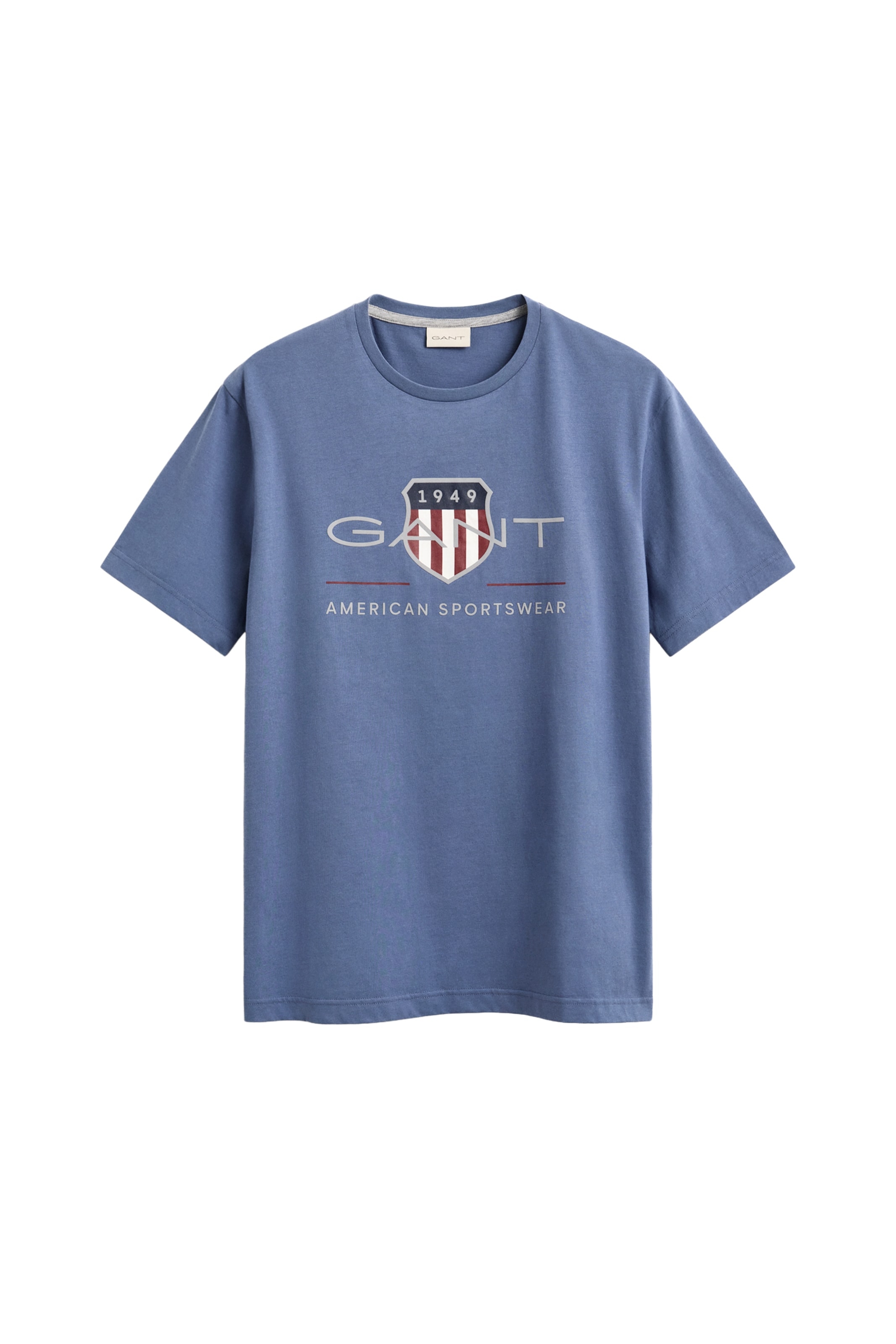 T-Shirt GANT en bleu : devant