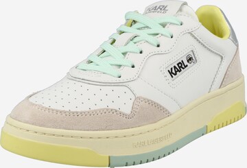 Karl Lagerfeld Platform trainers in White: front