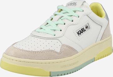 Karl Lagerfeld Sneakers laag in Wit: voorkant