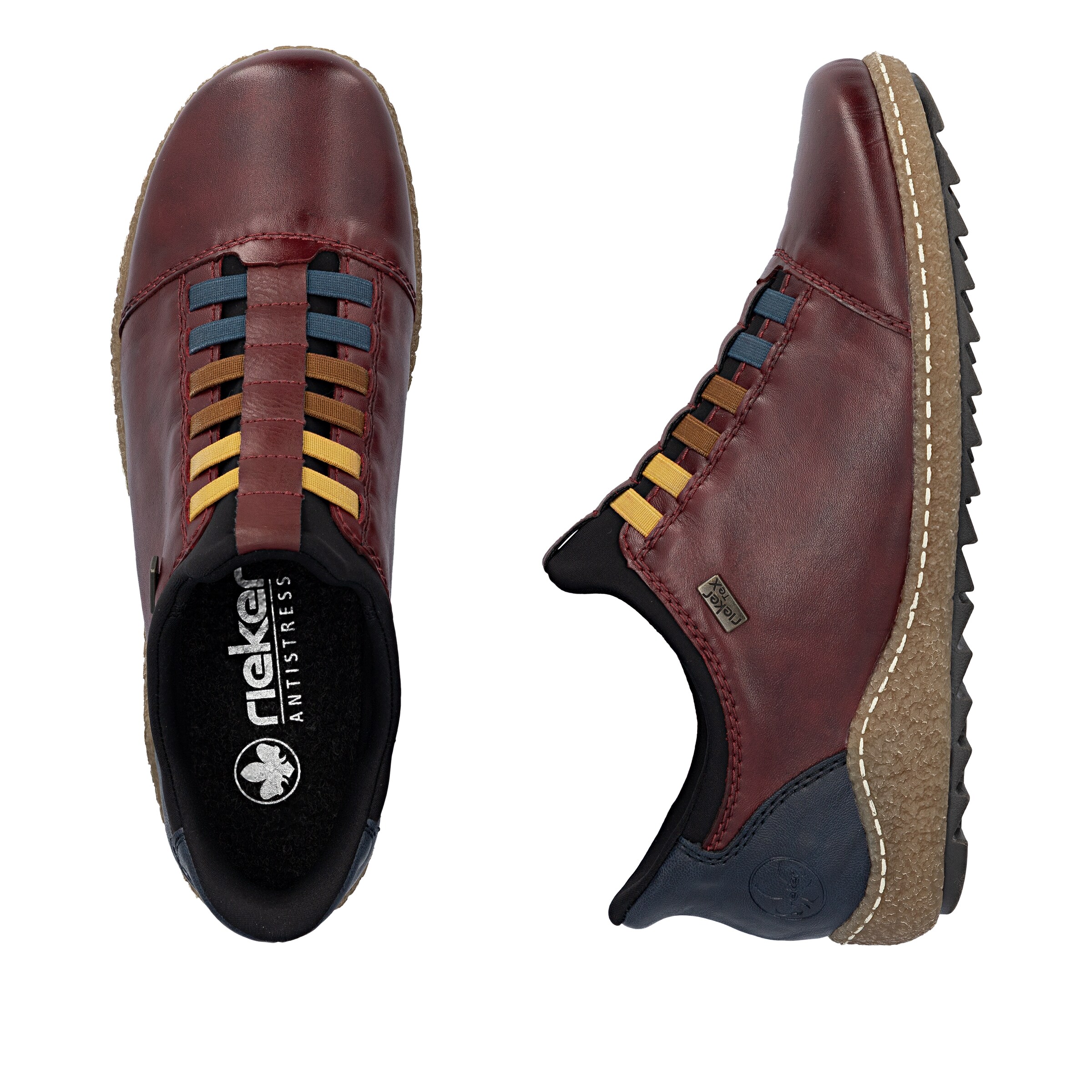 Chaussure basse 'L7562' Rieker en rouge