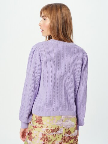 SKFK Knit Cardigan 'GARINE' in Purple