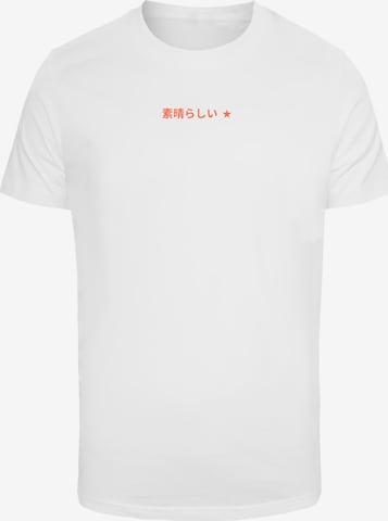 T-Shirt F4NT4STIC en blanc : devant