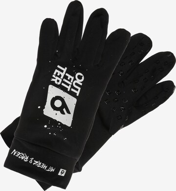 Gants de sport OUTFITTER en noir : devant