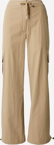 Neo Noir Loose fit Cargo Pants 'Konstatina' in Beige: front