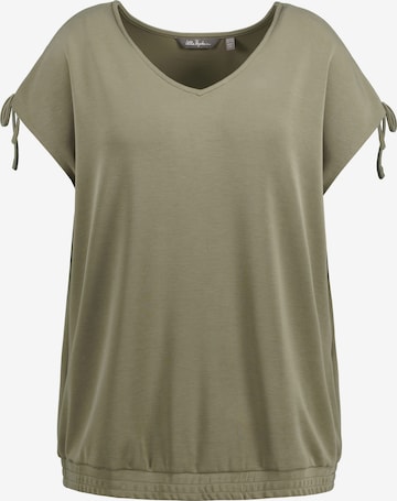 Ulla Popken - Camiseta en verde: frente