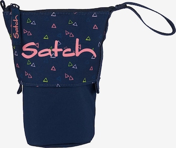 Satch Tasche 'Federmäppchen Pencil Slider' in Blau: Vorderseite