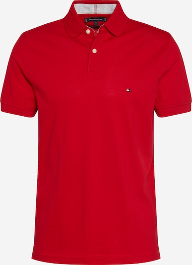 TOMMY HILFIGER Poloshirt in navy / rot / weiß, Produktansicht