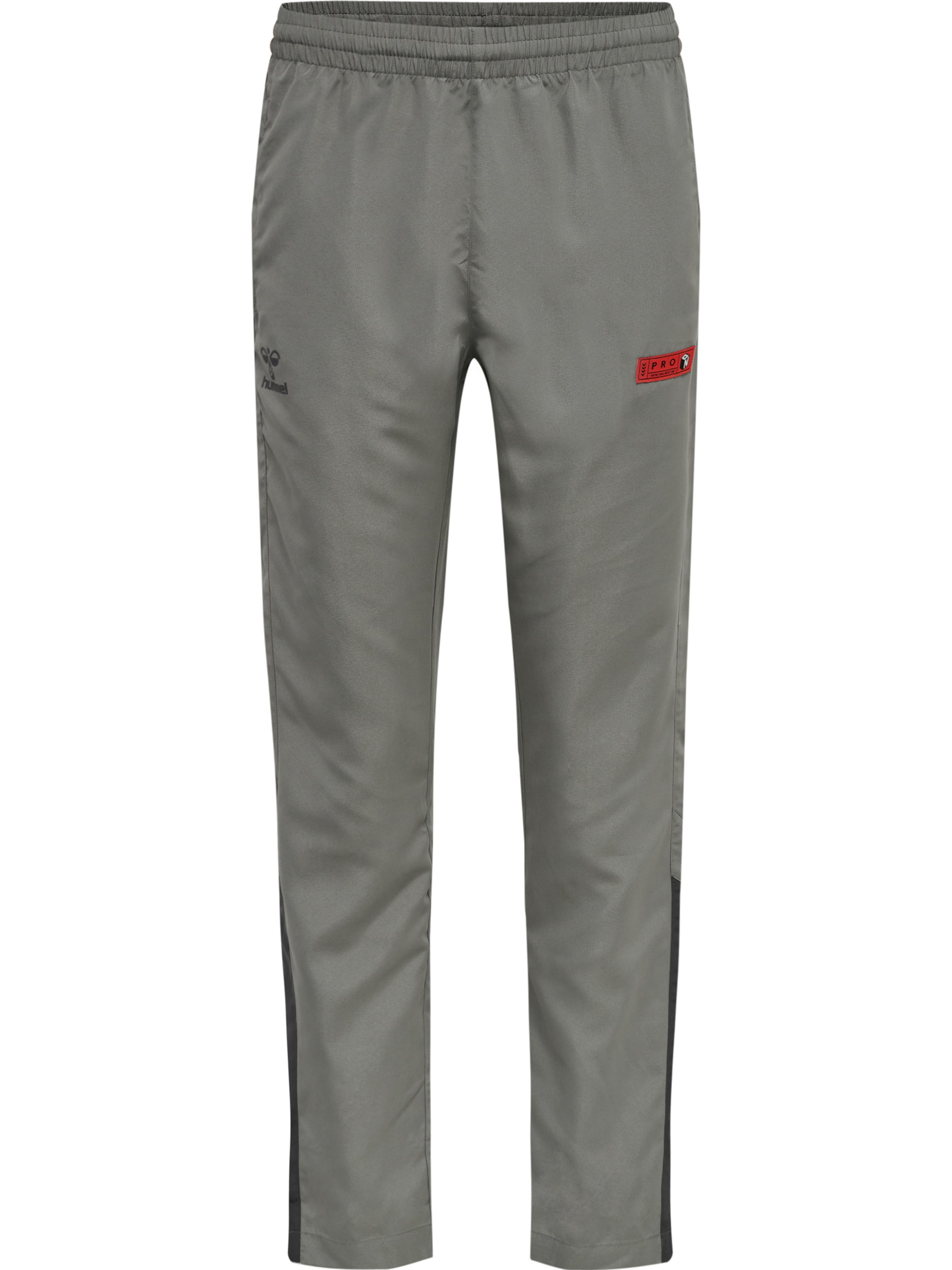 Hummel Bootcut Sporthose 'Pro Grid' in Grau: Vorderseite