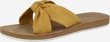 TOM TAILOR Mules in Yellow: front