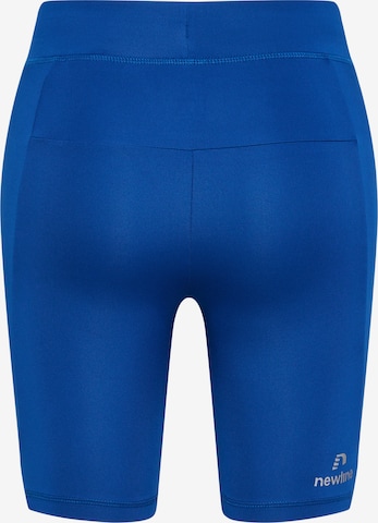 Newline Skinny Sportshorts in Blau