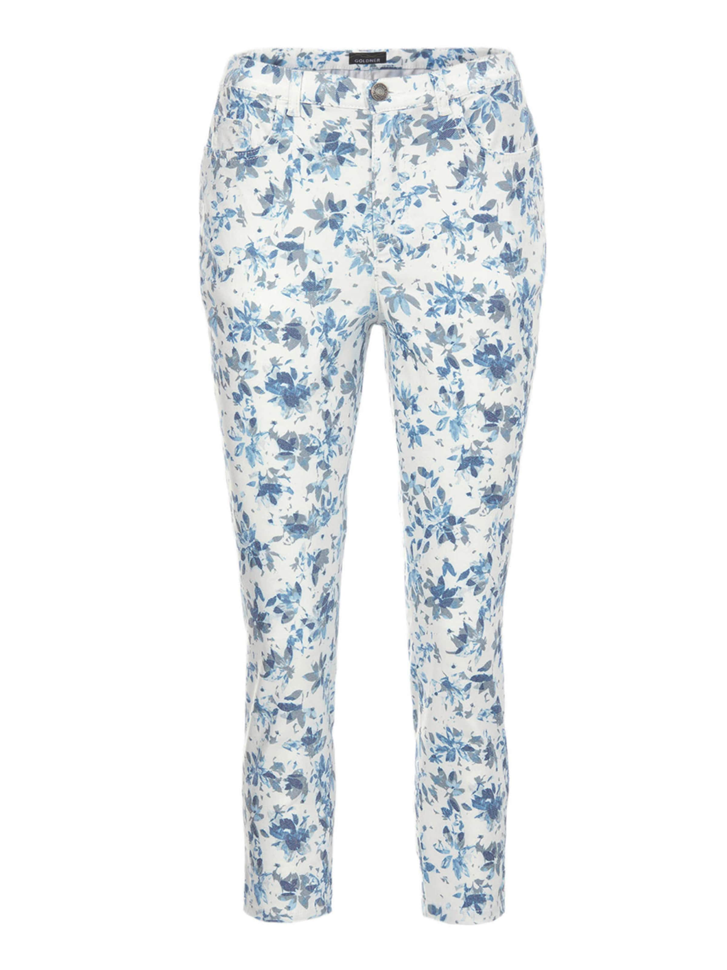 Goldner Regular Broek in Blauw: voorkant