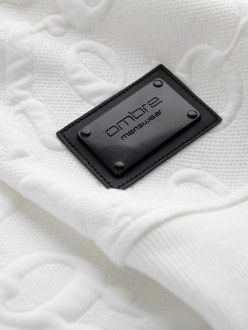 Sweat-shirt Ombre en blanc