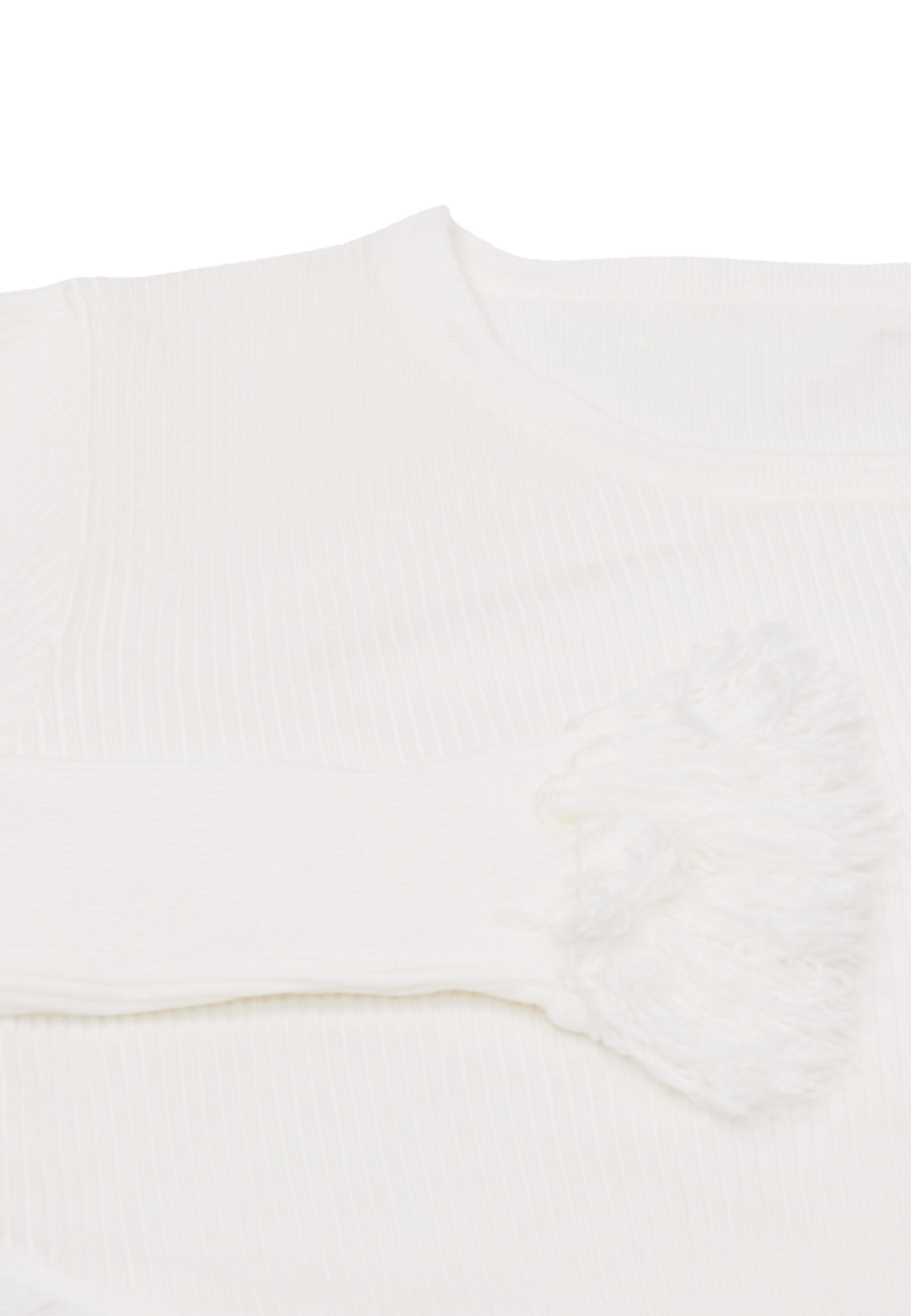 Pull-over swirly en blanc