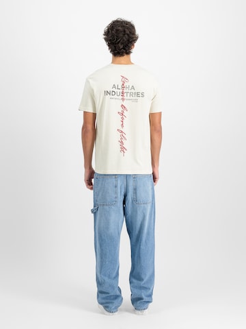 ALPHA INDUSTRIES Shirt in White