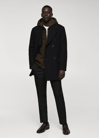 MANGO MAN Winter Coat 'Butan' in Black