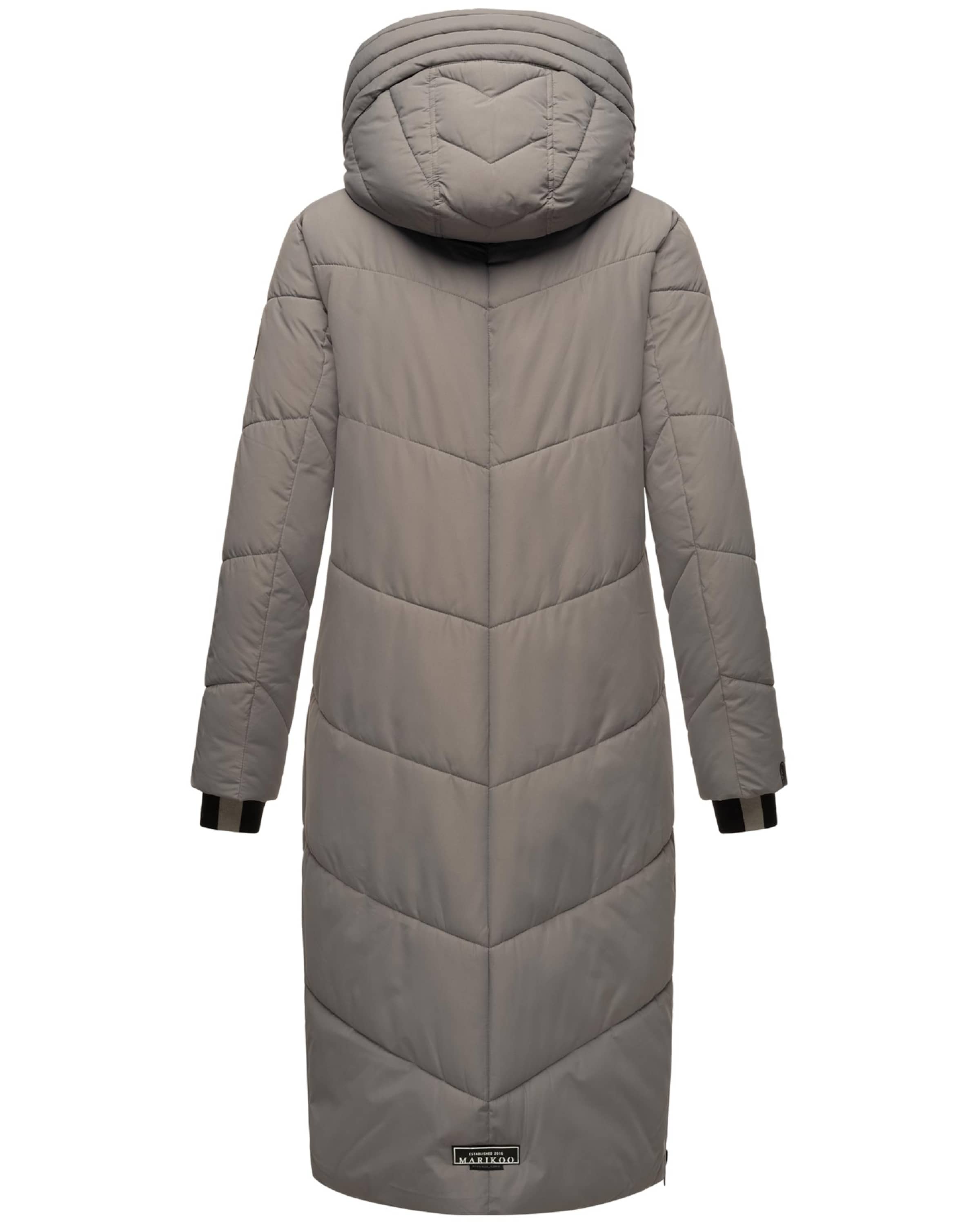 MARIKOO Winter coat 'Nadaree XVI' in Grey