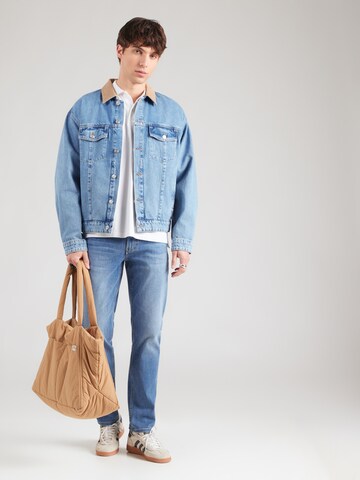 s.Oliver - Slimfit Calças de ganga 'Nelio' em azul