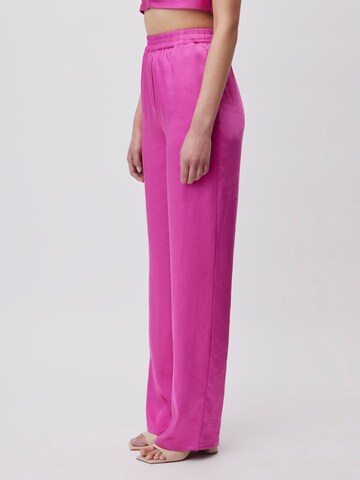 LeGer by Lena Gercke Wide leg Trousers 'Carlotta' in Pink