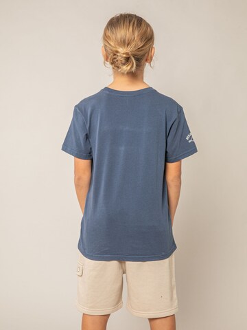 T-Shirt 'MOTOCLUB' Deeluxe en bleu