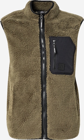 Vestă 'MUZZER FUZZAR' de la Volcom pe verde: față