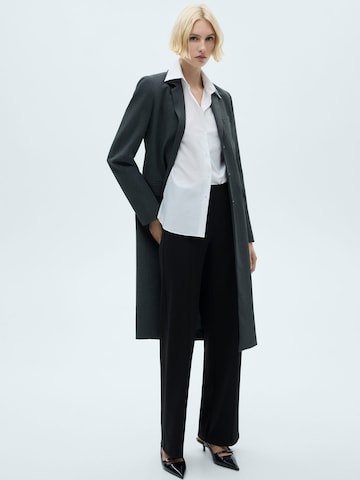 MANGO Wide Leg Bukser 'AVAYA' i sort
